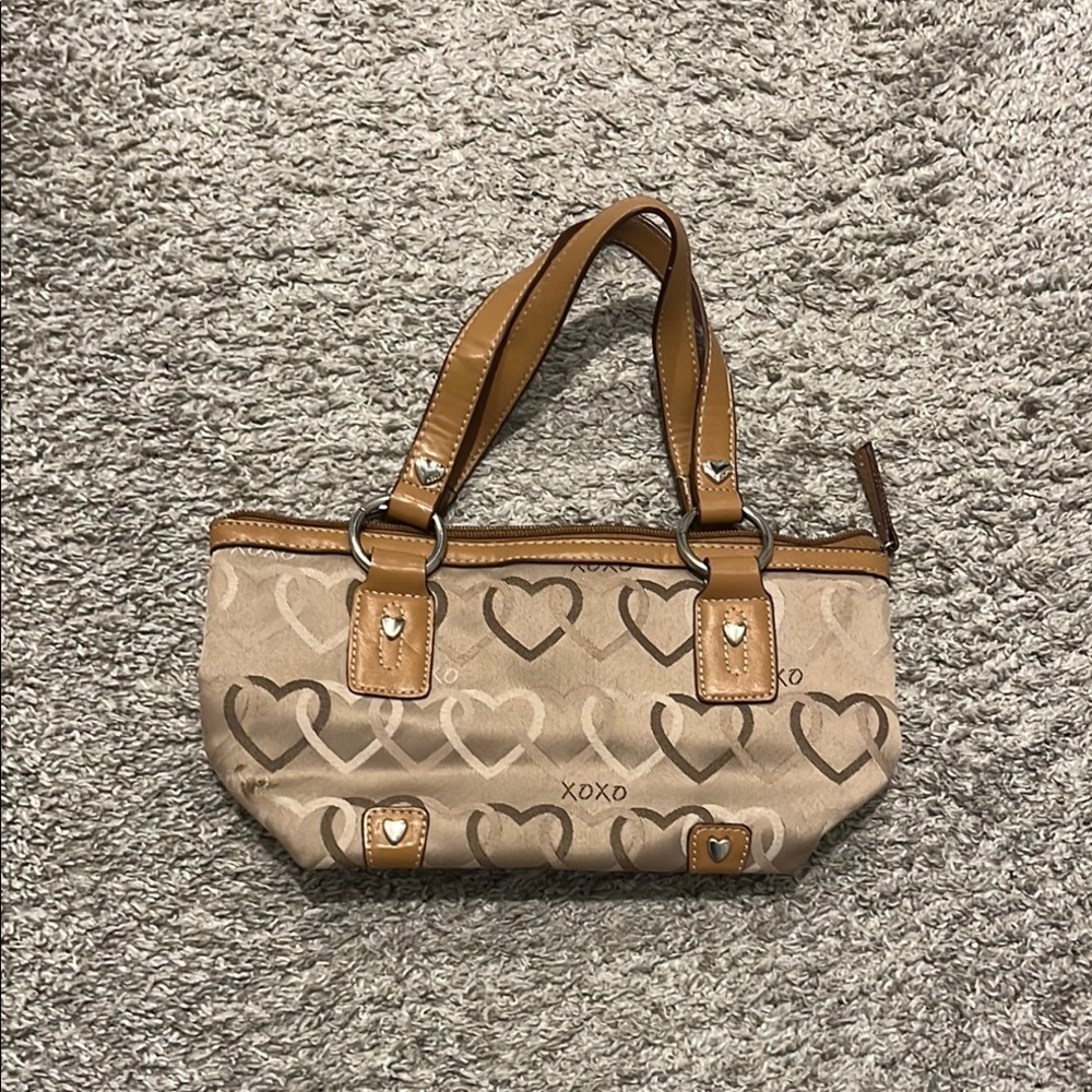 XOXO Tan and Brown Shoulder Bag with Elegant Design